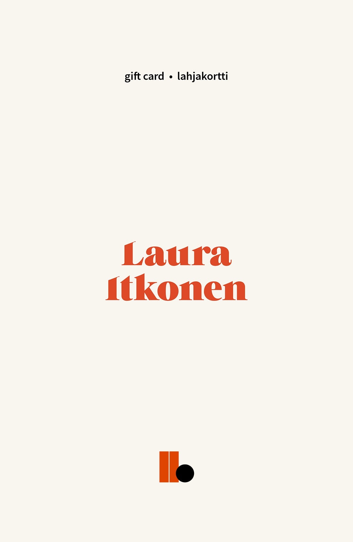 Gift card